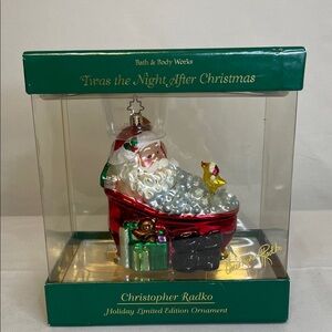 CHRISTOPHER RADKO ‘TWAS THE NIGHT AFTER CHRISTMAS Limited Edition 2002 Ornament